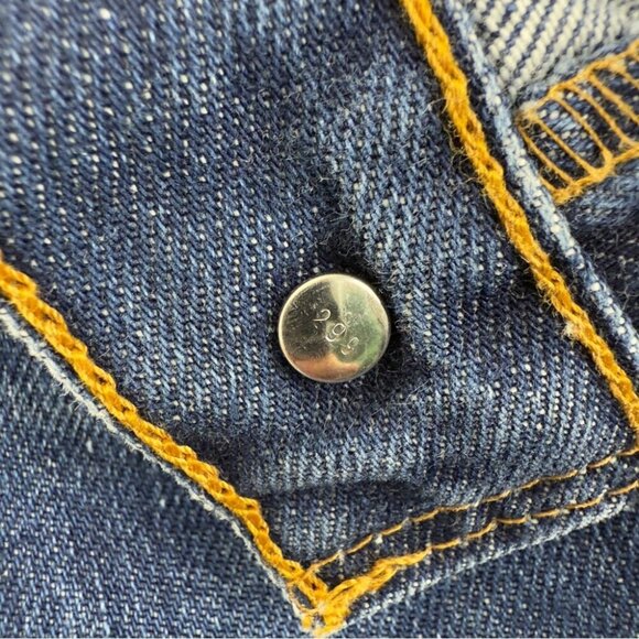 Vintage Levi's 501XX Straight Leg Button Fly Denim Jeans Men's Sz 31x28 Made UK - Picture 5 of 11